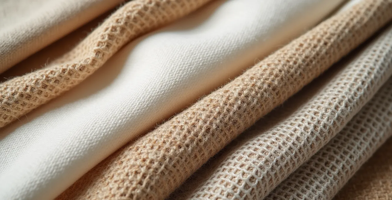 Minimalistische Garderobe mit bewusst ausgewählten Kleidungsstücken, die harmonisch aufeinander abgestimmt sind.