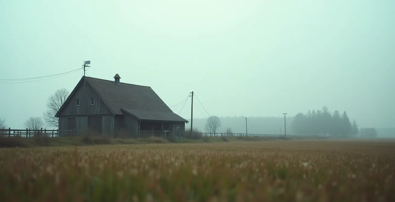 Hybride Lösung mit Glasfaser und Richtfunk für abgelegene Höfe