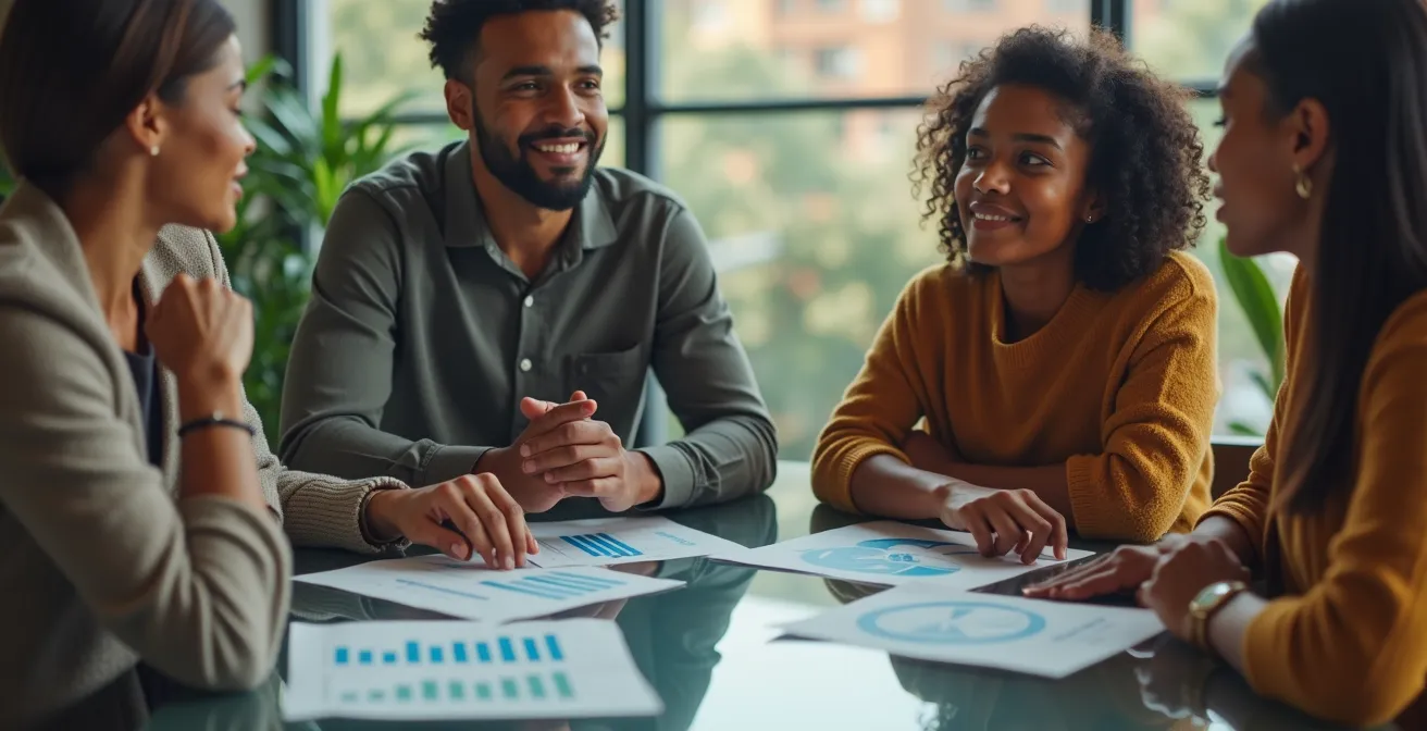 Visualisierung ehrlicher Nachhaltigkeitskommunikation durch ein diverses Team in einer offenen Diskussion